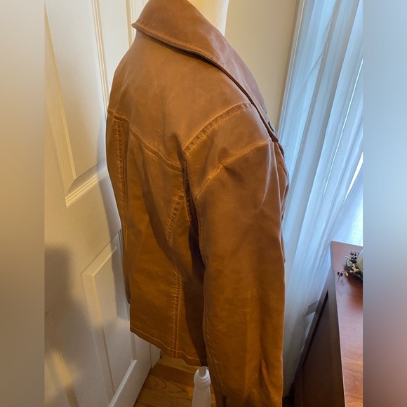 Max Studio Faux Leather Jacket - Size L - Picture 7 of 10
